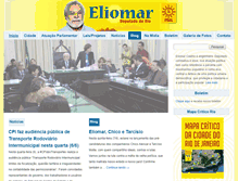 Tablet Screenshot of eliomar.com.br